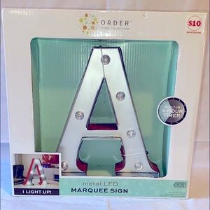 Order Home Collection Metal LED Marquee Sign 8 in tall